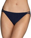 【送料無料】 バニティフェア レディース パンツ アンダーウェア Illumination String Bikini Underwear 18108 Ghost Navy