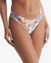 【送料無料】 ハンキーパンキー レディース パンツ アンダーウェア Low-Rise Printed Lace Thong Linger Awhile