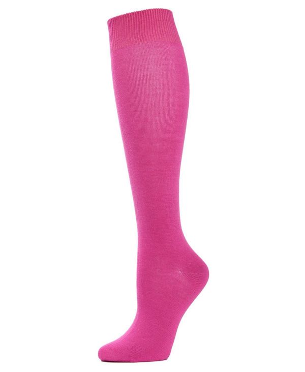 yz C fB[X C A_[EFA Women's Bamboo Blend Knit Knee High Socks Fuchsia