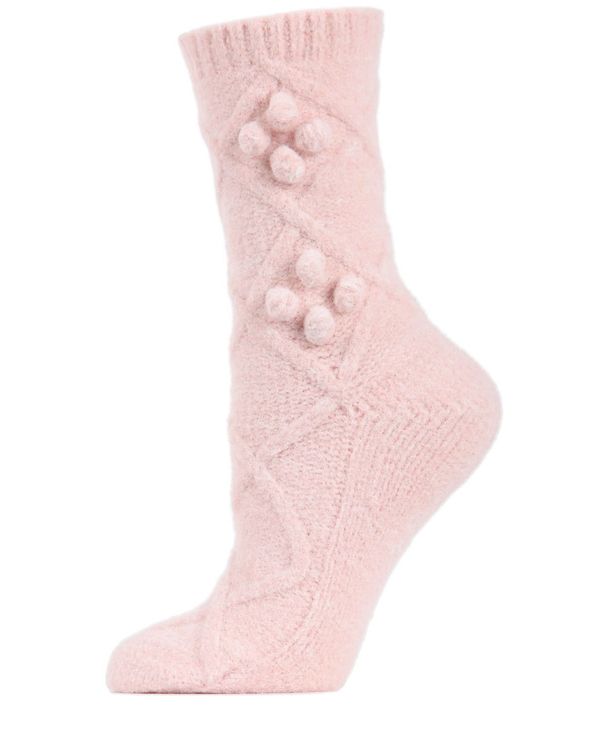 yz C fB[X C A_[EFA Blissful Bubble Warm Women's Crew Socks Pink