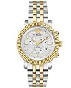 yz FT[` Y rv ANZT[ Men's Swiss Chronograph V-Chrono Two-Tone Bracelet Watch 45mm Two Tone