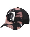 【送料無料】 グーリンブラザーズ メンズ 帽子 アクセサリー Men's Black Acid Panther Trucker Snapback Hat Black