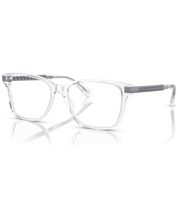 【送料無料】 ヴェルサーチ メンズ サングラス・アイウェア アクセサリー Men's Pillow Eyeglasses, VE3340U 55 Crystal