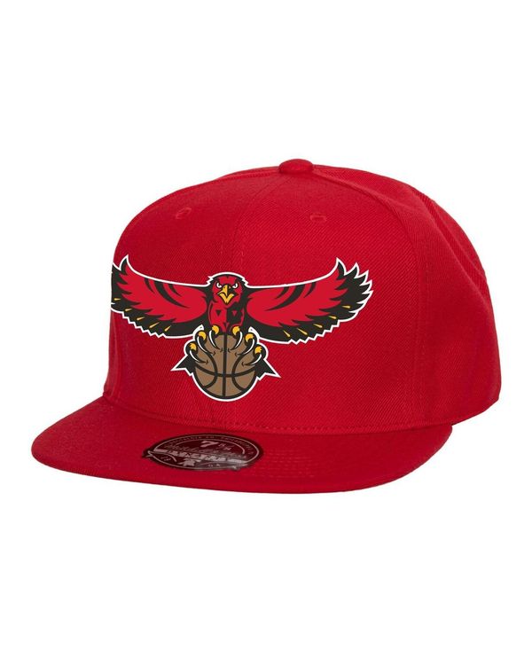 ミッチェル＆ネス 【送料無料】 ミッチェル&ネス メンズ 帽子 アクセサリー Men's Red Atlanta Hawks Hardwood Classics MVP Team Ground 2.0 Fitted Hat Red