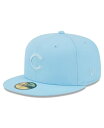 yz j[G Y Xq ANZT[ Men's Light Blue Chicago Cubs 2023 Spring Color Basic 59FIFTY Fitted Hat Light Blue