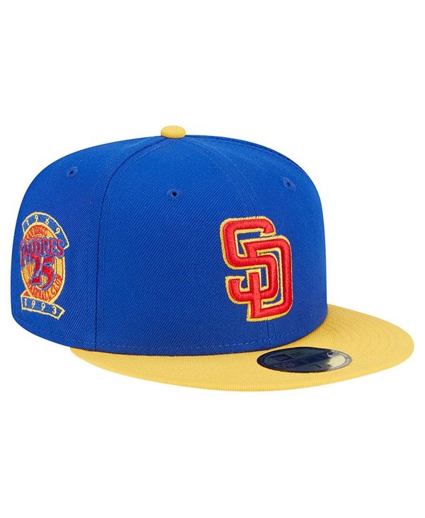 【送料無料】 ニューエラ メンズ 帽子 アクセサリー Men's Royal, Yellow San Diego Padres Empire 59FIFTY Fitted Hat Royal, Yellow