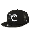 yz j[G Y Xq ANZT[ Men's Black Chicago Cubs Street Trucker 9FIFTY Snapback Hat Black