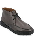 【送料無料】 トーマスアンドバイン メンズ ブーツ・レインブーツ シューズ Men's Banks Moc Toe Chukka Boots Charcoal