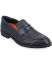 【送料無料】 トーマスアンドバイン メンズ スリッポン・ローファー シューズ Men's Barlow Apron Toe Penny Loafers Dress Shoes Navy