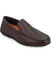 【送料無料】 トーマスアンドバイン メンズ スリッポン・ローファー シューズ Men's Carter Moc Toe Driving Loafer Dress Shoes Brown