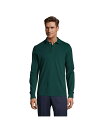 【送料無料】 ランズエンド メンズ ポロシャツ トップス School Uniform Men's Long Sleeve Mesh Polo Shirt Ev...
