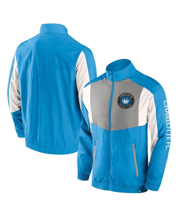 ファナティクス メンズ アウター ジャケット・ブルゾン ジャケット Fanatics Men's Blue Charlotte FC ..
