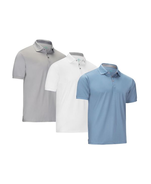 ̵ ߥޥꥪ  ݥ ȥåץ Men's Designer Golf Polo Shirt - 3 Pack De...