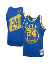 バリー 【送料無料】 ミッチェル&ネス メンズ シャツ トップス Men's Rick Barry Royal Golden State Warriors 1966-67 Hardwood Classics Swingman Jersey Royal