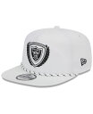 【送料無料】 ニューエラ メンズ 帽子 アクセサリー Men's White Las Vegas Raiders Tee Golfer 9FIFTY Snapback Hat White