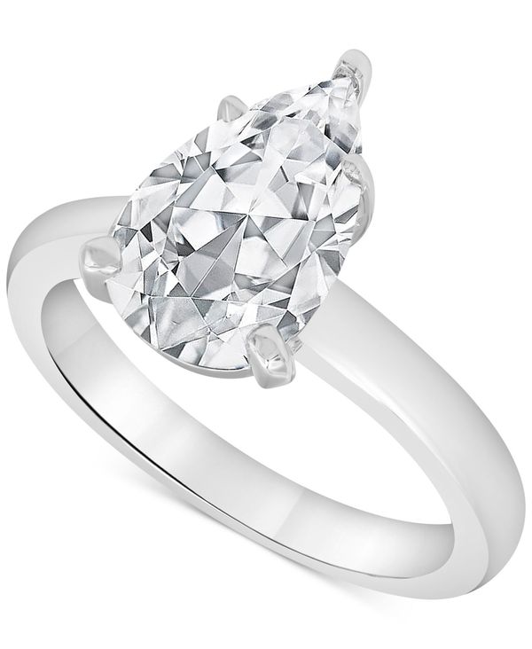 【送料無料】 バッジェリーミシュカ レディース リング アクセサリー Certified Lab Grown Diamond Pear Solitaire Engagement Ring (5 ct. t.w.) in 14k Gold White Gold