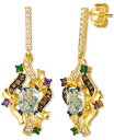 【送料無料】 ル ヴァン レディース ピアス・イヤリング アクセサリー Multi-Gemstone (5-1/3 ct. t.w.) & Diamond (3...