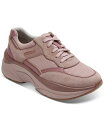 【送料無料】 ロックポート レディース スニーカー シューズ Women's Prowalker Lace-Up Sneakers Mauve Suede/textile Eco