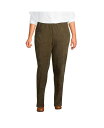 【送料無料】 ランズエンド レディース カジュアルパンツ ボトムス Women 039 s Plus Size Sport Knit High Rise Corduroy Elastic Waist Pants Forest moss