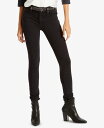 リーバイス ボトムス レディース リーバイス レディース デニムパンツ ボトムス Women's 721 High-Rise Skinny Jeans Soft Black - Waterless