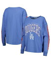 【送料無料】 47ブランド レディース Tシャツ トップス Women 039 s Royal Los Angeles Dodgers Statement Long Sleeve T-shirt Royal