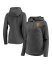 コロンビア 【送料無料】 コロンビア レディース パーカー・スウェット フーディー アウター Women's Charcoal Texas Longhorns Darling Days Raglan Fleece Pullover Hoodie Charcoal