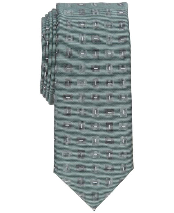 yz At@j Y lN^C ANZT[ Men's Belmont Geo-Print Tie, Created for Macy's Mint