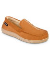 【送料無料】 アイソトナー メンズ サンダル シューズ Men's Advanced Memory Foam Microsuede Liam Comfort Moccasin Slippers Cognac