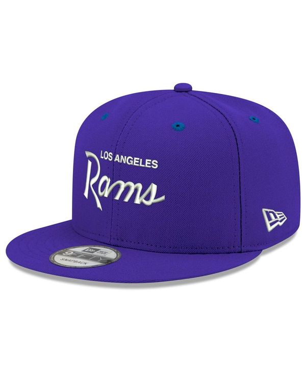  ニューエラ メンズ 帽子 アクセサリー Men's Royal Los Angeles Rams Script&nbsp;Original Fit 9FIFTY Snapback Hat Royal