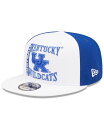 【送料無料】 ニューエラ メンズ 帽子 アクセサリー Men's White, Blue Kentucky Wildcats Retro Sport 9FIFT...