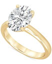 【送料無料】 バッジェリーミシュカ レディース リング アクセサリー Certified Lab Grown Diamond Oval-Cut Solitaire Engagement Ring (5 ct. t.w.) in 14k Gold Yellow Gold