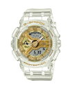 yz W[VbN fB[X rv ANZT[ Unisex Analog Digital Clear Resin Watch 45.9mm, GMAS110SG-7A Clear