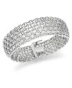 【送料無料】 イタリアン ゴールド レディース ブレスレット・バングル・アンクレット アクセサリー Wide Mesh Link & Chain Bracelet in 14k Gold White Gold(4)
