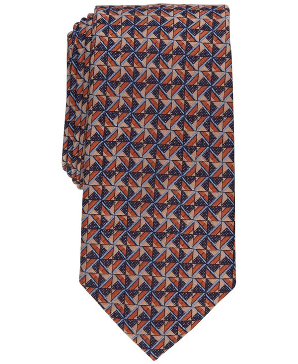 yz y[GX Y lN^C ANZT[ Men's Levant Classic Geometric Tie Orange