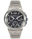 yz T@g[ tFK Y rv ANZT[ Men's Swiss Chronograph F-80 Titanium Bracelet Watch 44mm Titanium