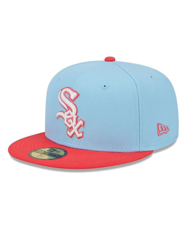 【送料無料】 ニューエラ メンズ 帽子 アクセサリー Men's Light Blue, Red Chicago White Sox Spring Color Two-Tone 59FIFTY Fitted Hat Light Blue, Red