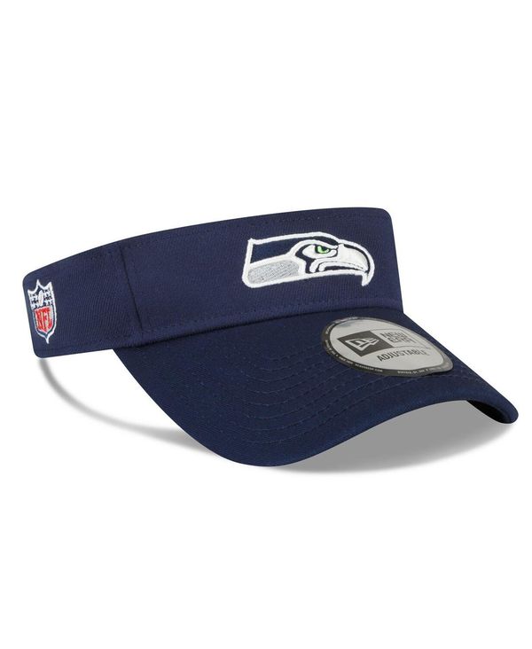     j[G Y Xq ANZT[ Men's College Navy Seattle Seahawks 2022 Sideline Adjustable Visor Navy