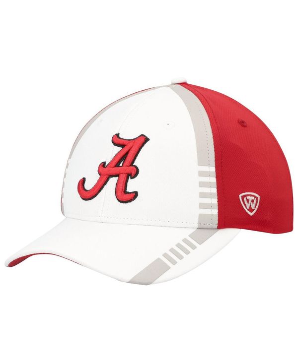 楽天ReVida 楽天市場店【送料無料】 トップオブザワールド メンズ 帽子 アクセサリー Men's White, Crimson Alabama Crimson Tide Iconic Flex Hat White, Crimson