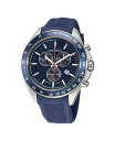 yz iEeBJ Y rv ANZT[ Men's Analog Blue Silicone Strap Watch 46 mm Blue