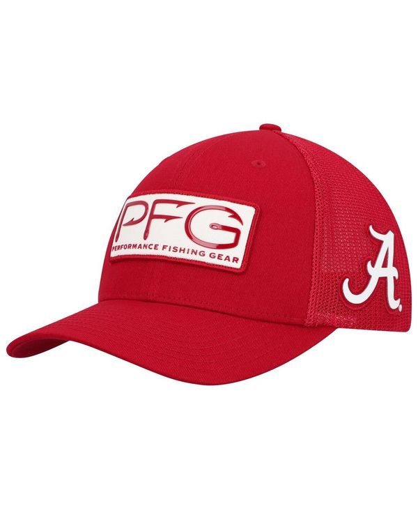 楽天ReVida 楽天市場店【送料無料】 コロンビア メンズ 帽子 アクセサリー Men's Crimson Alabama Crimson Tide PFG Hooks Flex Hat Crimson