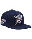 ミッチェル＆ネス 【送料無料】 ミッチェル&ネス メンズ 帽子 アクセサリー Men's Navy Oklahoma City Thunder Core Side Snapback Hat Navy