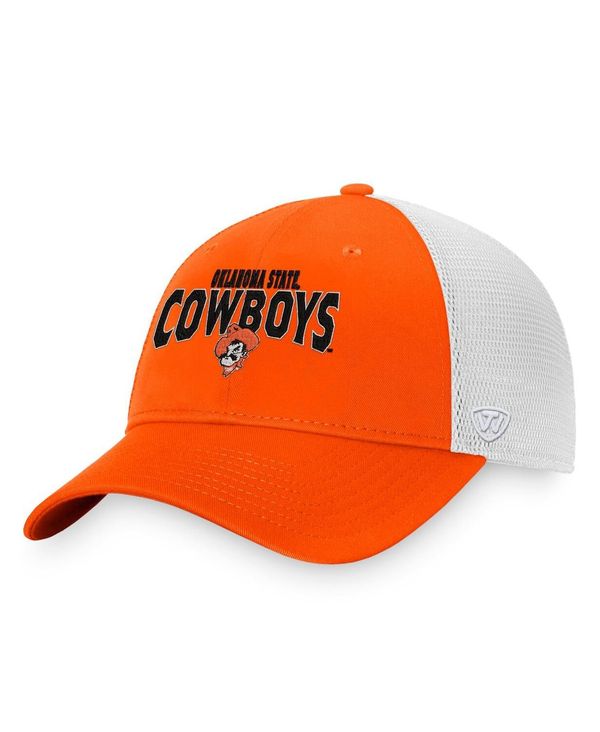 【送料無料】 トップオブザワールド メンズ 帽子 アクセサリー Men's Orange, White Oklahoma State Cowboys Breakout Trucker Snapback Hat Orange, White