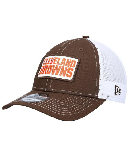 【送料無料】 ニューエラ メンズ 帽子 アクセサリー Men's Brown Cleveland Browns 9FORTY Trucker Snapback Hat Brown 【送料無料】 ニューエラ メンズ 帽子 アクセサリー Men's Brown Cleveland Browns 9FORTY Trucker Snapback Hat Brown
