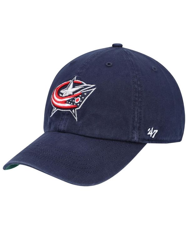 【送料無料】 47ブランド メンズ ジャケット・ブルゾン アウター Men's Navy Columbus Blue Jackets Team Franchise Fitted Hat Navy