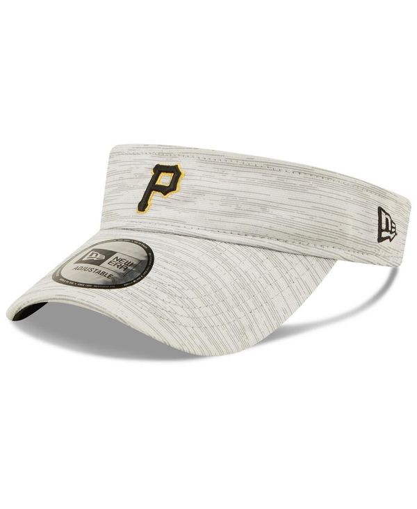  ニューエラ メンズ 帽子 アクセサリー Men's Gray Pittsburgh Pirates Distinct Visor Gray