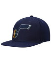 【送料無料】 ミッチェル&ネス メンズ 帽子 アクセサリー Men's Navy Utah Jazz Ground 2.0 Snapback Hat Navy