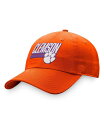 【送料無料】 トップオブザワールド メンズ 帽子 アクセサリー Men's Orange Clemson Tigers Slice Adjustable Hat Orange