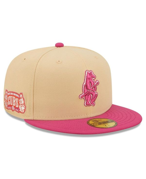 ̵ ˥塼  ˹ ꡼ Men's Orange, Pink Chicago Cubs West Side Grounds Mango Passion 59FIFTY Fitted Hat Orange, Pink