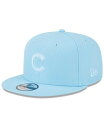 【送料無料】 ニューエラ メンズ 帽子 アクセサリー Men's Light Blue Chicago Cubs Spring Color Basic 9FIFTY Snapback Hat Light Blue