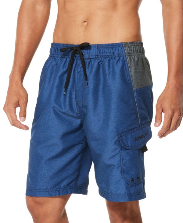 【送料無料】 スピード メンズ ハーフパンツ・ショーツ 水着 Men's Marina Sport VaporPLUS 9" Swim Trunks Blue Heather